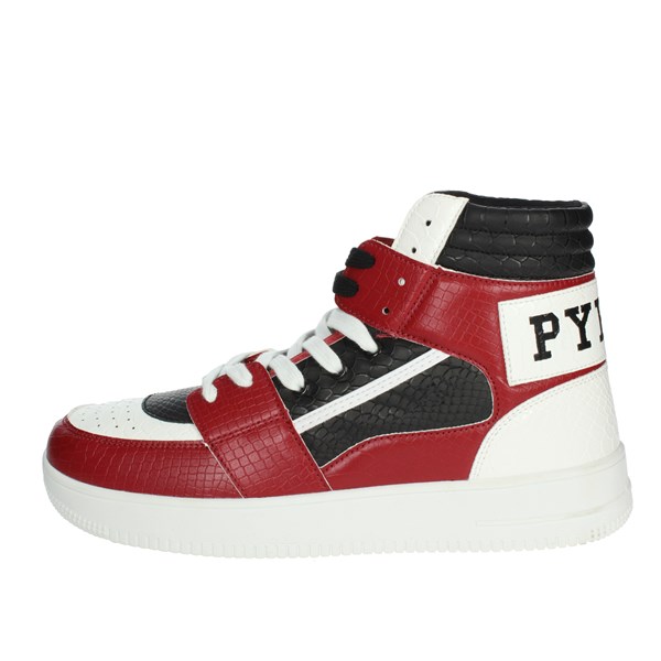 SNEAKERS ALTA PY80344 BIANCO/ROSSO