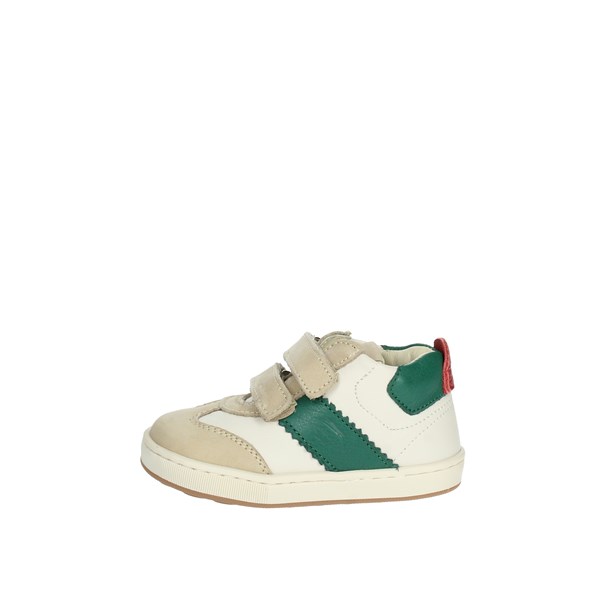 SNEAKERS BASSA CITA6207V BEIGE/VERDE