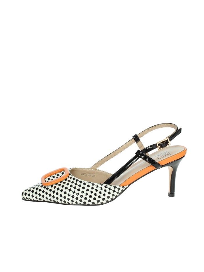 SLINGBACK 8D5201FP BIANCO/NERO