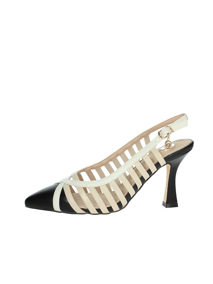 SLINGBACK GD63 NERO/BEIGE