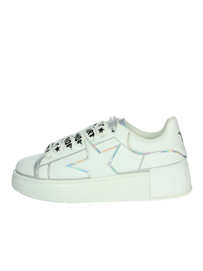 SNEAKERS BASSA CAMP.SHOP 56 BIANCO/ARGENTO