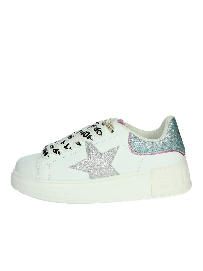 SNEAKERS BASSA CAMP.SHOP 62 BIANCO/ARGENTO