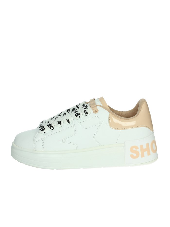 SNEAKERS BASSA CAMP.SHOP 34 BIANCO/ROSA