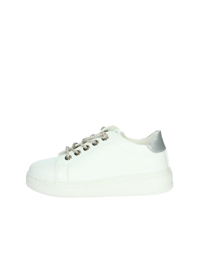 SNEAKERS BASSA AG-16536 BIANCO/ARGENTO