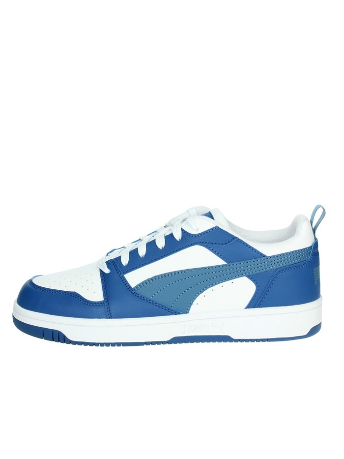 SNEAKERS BASSA 392328 BIANCO/AZZURRO