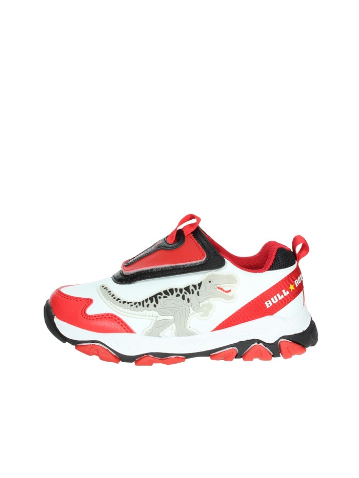 SNEAKERS BASSA DNAL4550 BIANCO/ROSSO