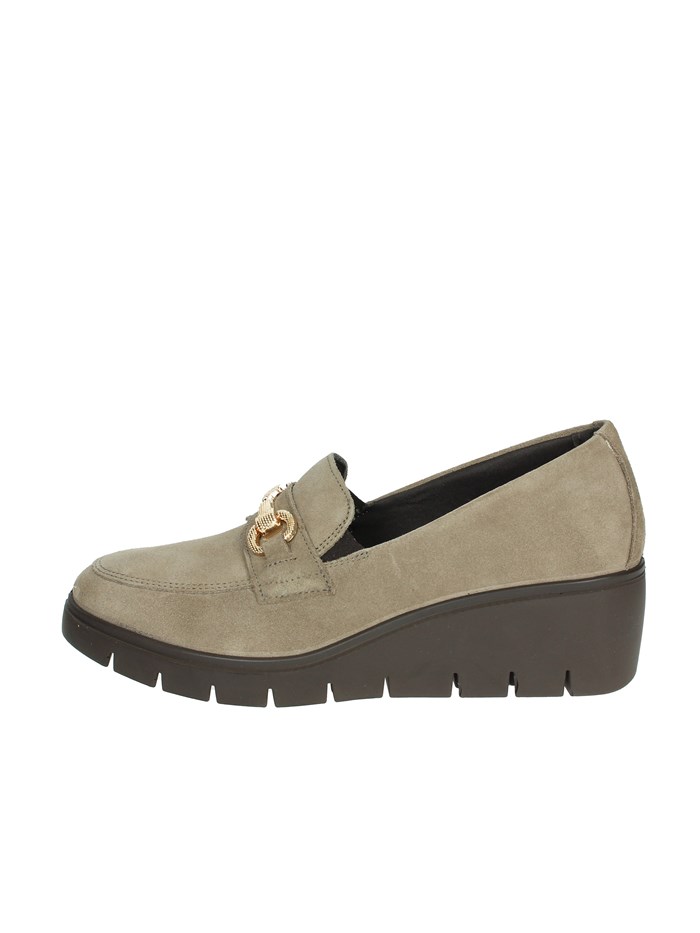 MOCASSINO TACCO 655241 TAUPE