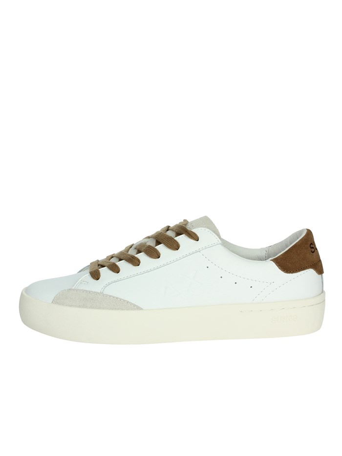 SNEAKERS BASSA Z44125 BIANCO/CUOIO