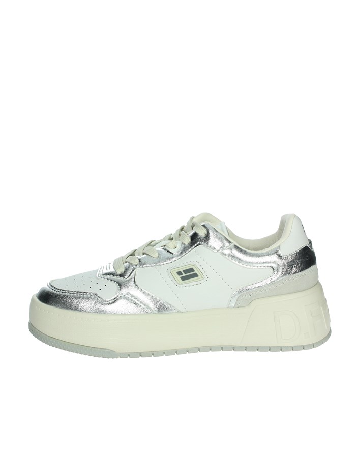 SNEAKERS BASSA DFSH321088 BIANCO/ARGENTO