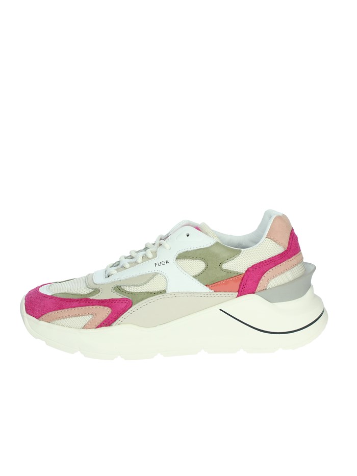 SNEAKERS BASSA W401-FG-CO-WF BIANCO/FUCSIA