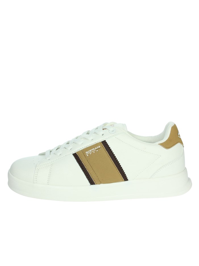 SNEAKERS BASSA SPM424R31 BIANCO/CUOIO