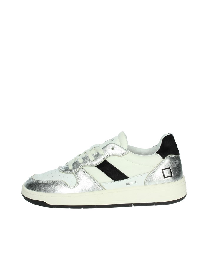 SNEAKERS BASSA W401-C2-NY-WS BIANCO/ARGENTO