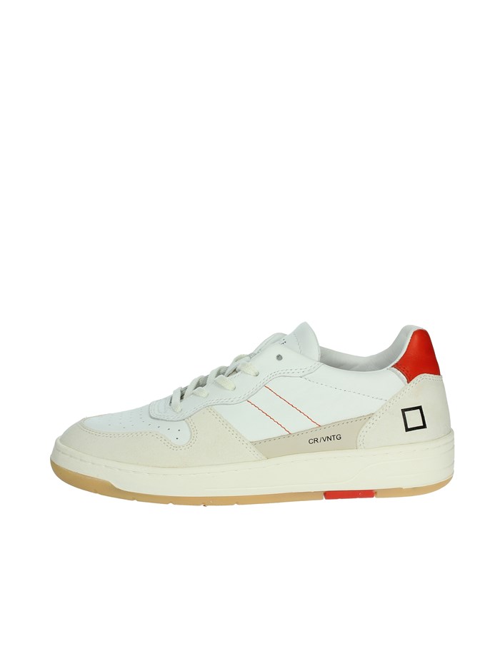 SNEAKERS BASSA W401-C2-VC-HR BIANCO/ROSSO