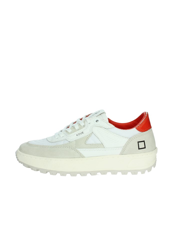 SNEAKERS BASSA W401-K2-CO-HR BIANCO/ROSSO