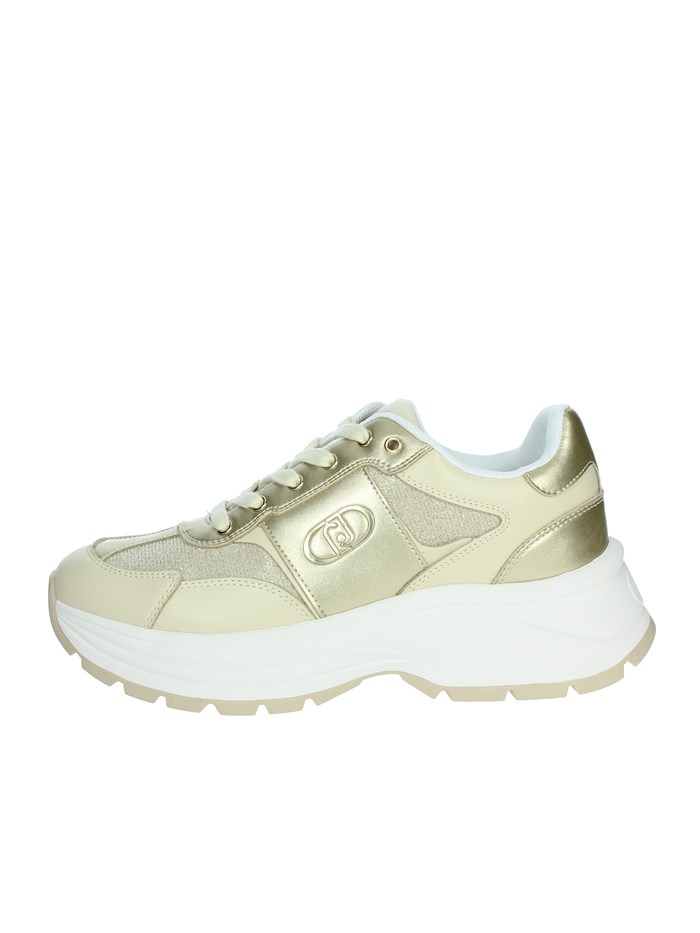 SNEAKERS BASSA EVA 02 BEIGE/ORO