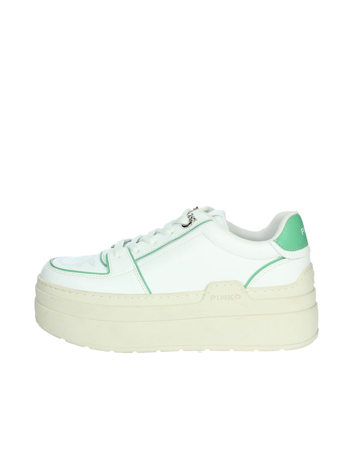 SNEAKERS BASSA SS0007 P001 BIANCO/VERDE