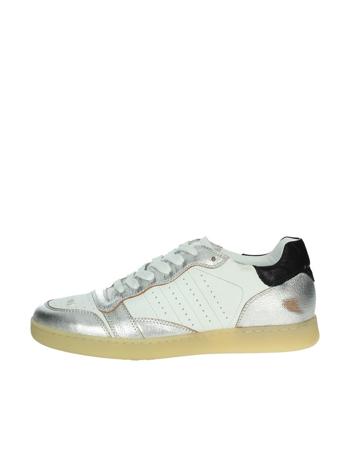 SNEAKERS BASSA W401-SL-SF-WS BIANCO/ARGENTO