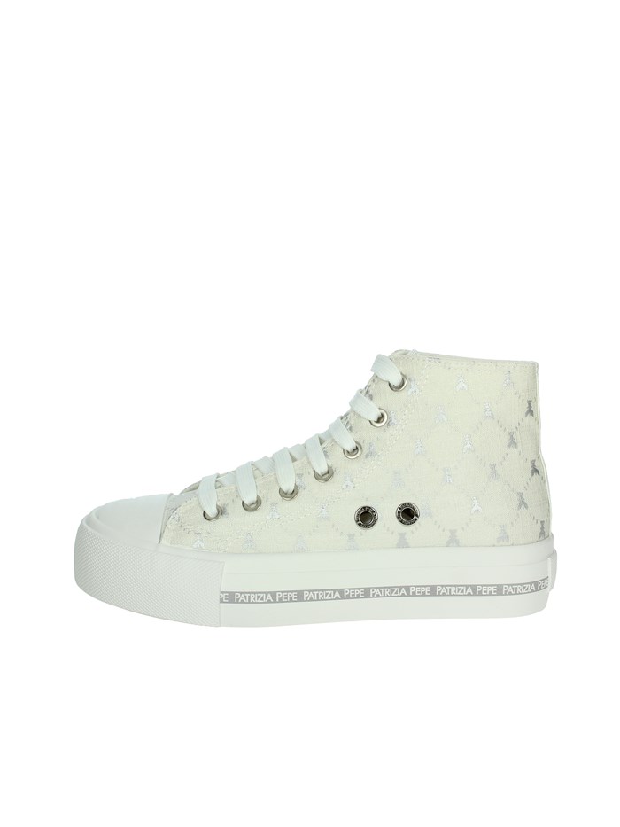 SNEAKERS ALTA PJ257.30 BIANCO/ARGENTO