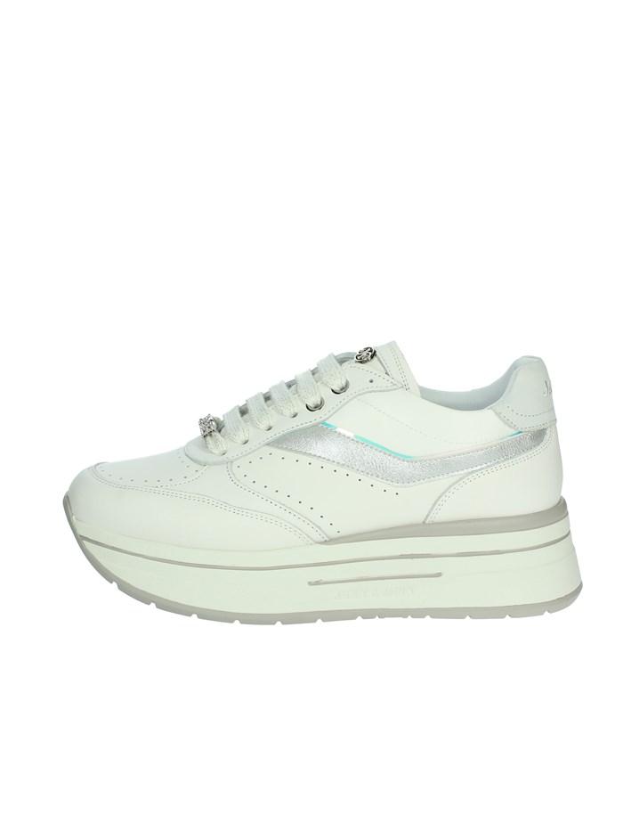 SNEAKERS BASSA J-020 BIANCO