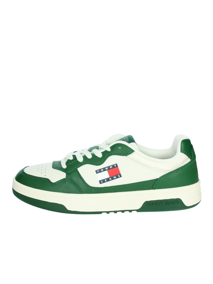 SNEAKERS BASSA EM0EM01443 BIANCO/VERDE