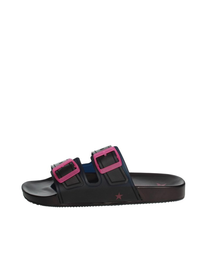 CIABATTE BASSE SASS240760 NERO/FUXIA