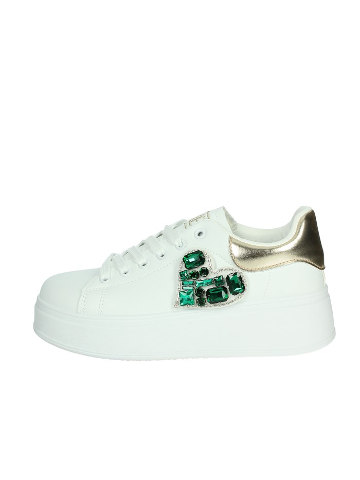SNEAKERS BASSA 8925 BIANCO/VERDE