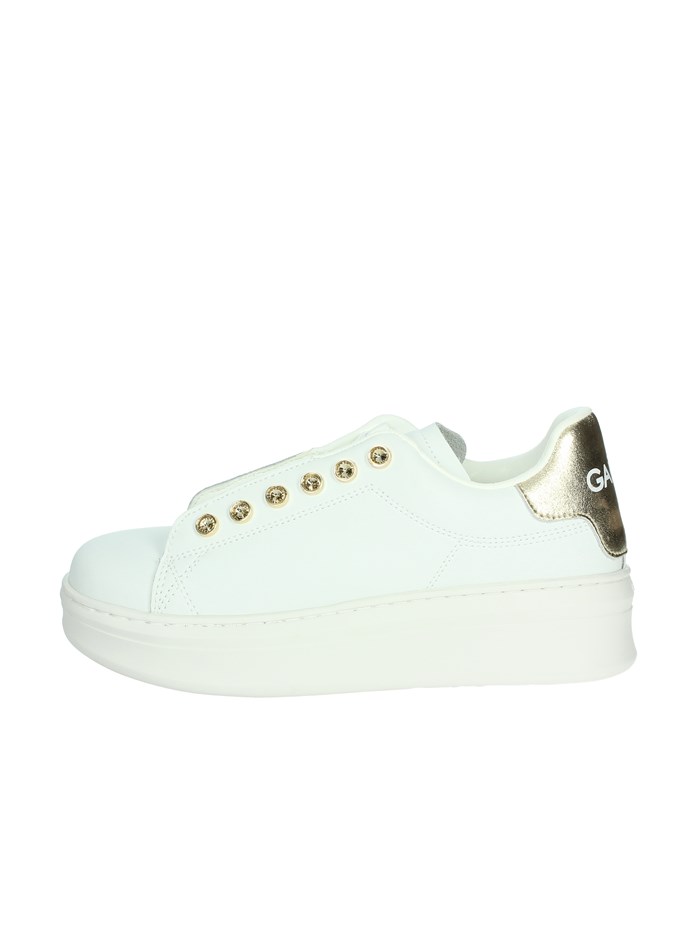 SNEAKERS BASSA GACAW01304 BIANCO/ORO