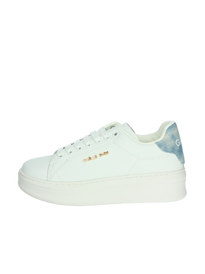 SNEAKERS BASSA GACAW01305 BIANCO/CELESTE