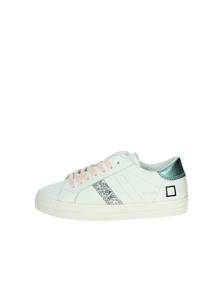 SNEAKERS BASSA J401-HL-VC-WG2 BIANCO/VERDE ACQUA