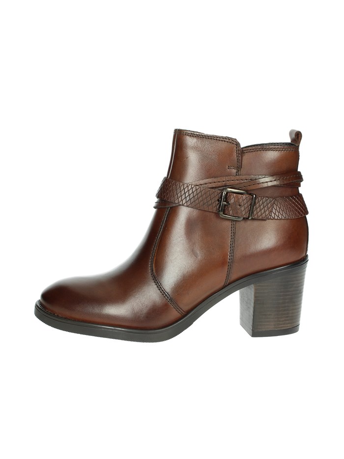 STIVALETTI TACCO IS380527 MARRONE