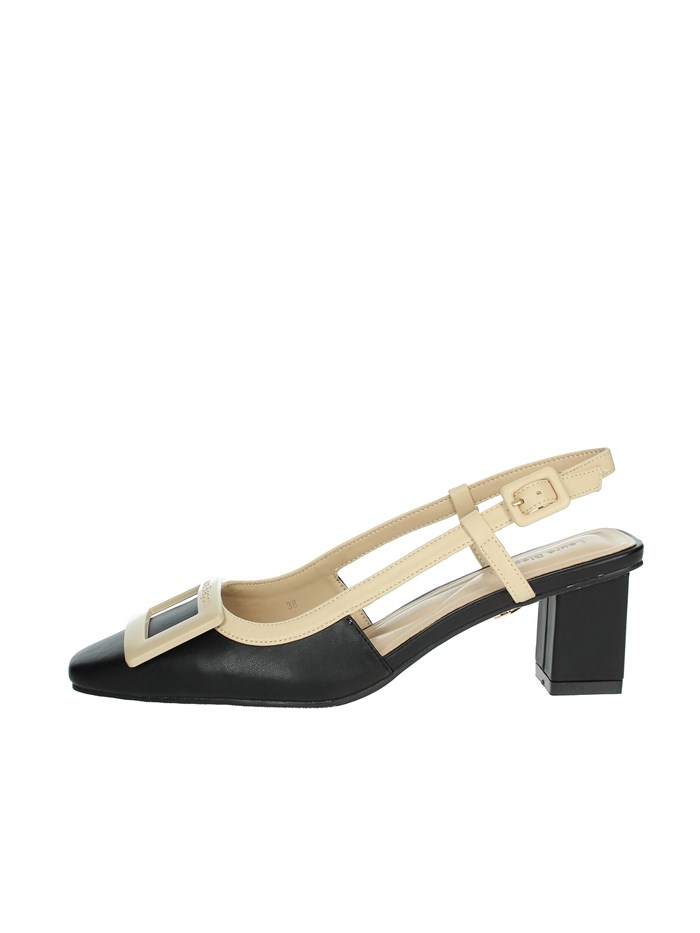 SLINGBACK 8989 NERO/BEIGE