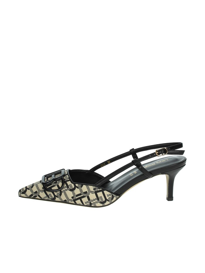 SLINGBACK 8969 NERO/BEIGE