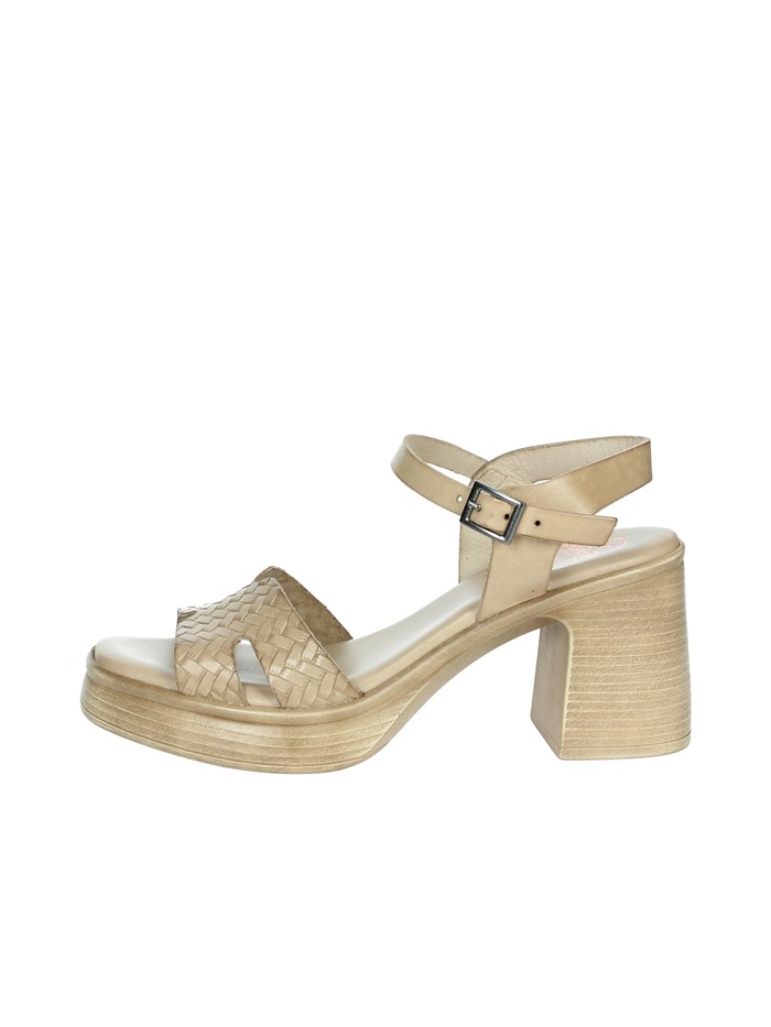 SANDALI CON ZEPPA 7061 TAUPE
