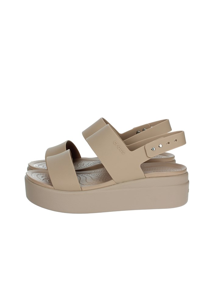 SANDALI CON ZEPPA 206453-2EL TAUPE