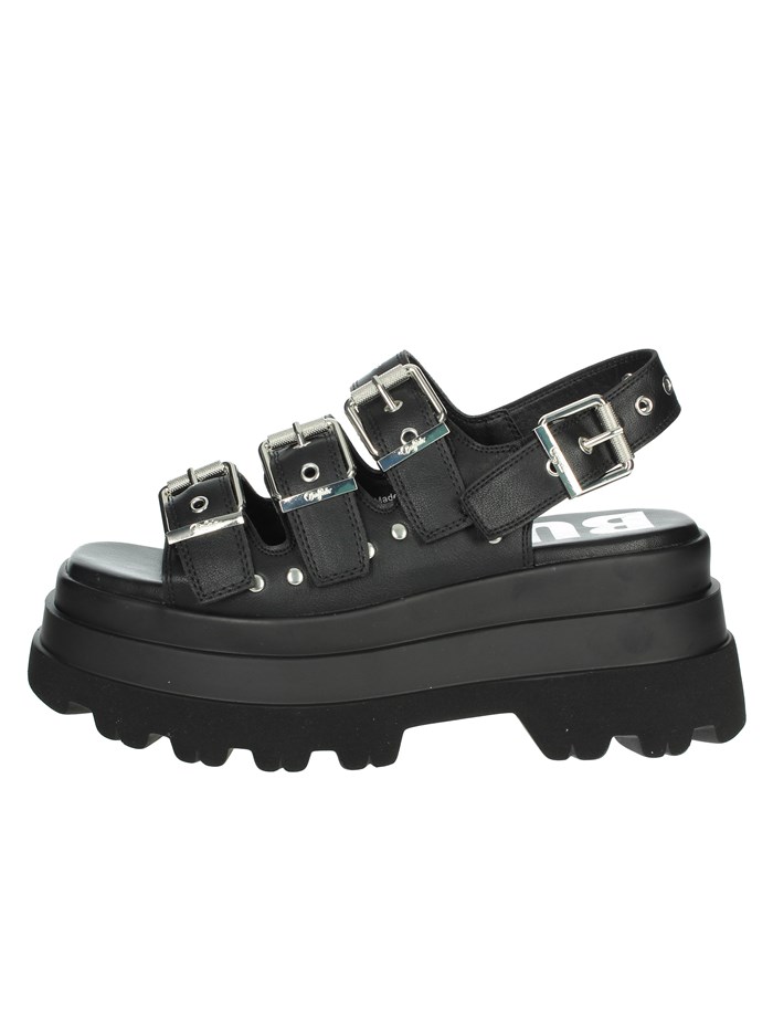 SANDALI CON ZEPPA BN16022621 NERO