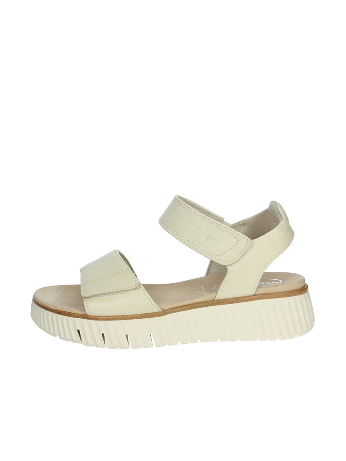 SANDALI CON ZEPPA 8-88720-44 BEIGE