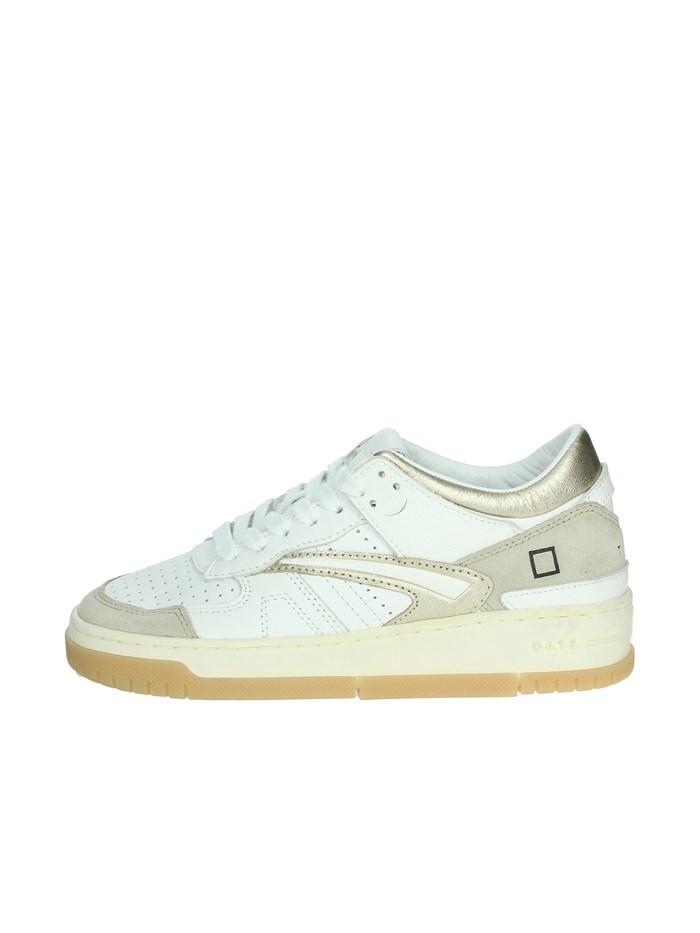 SNEAKERS BASSA W411-TO-CL-WM BIANCO/ORO