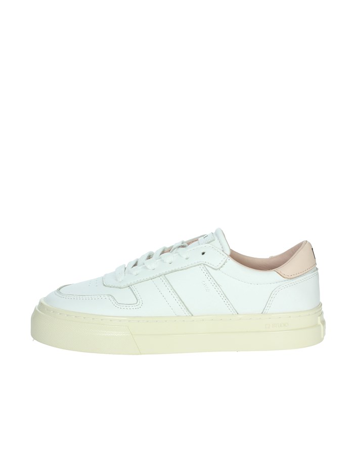 SNEAKERS BASSA W411-SD-CA-RO BIANCO/ROSA