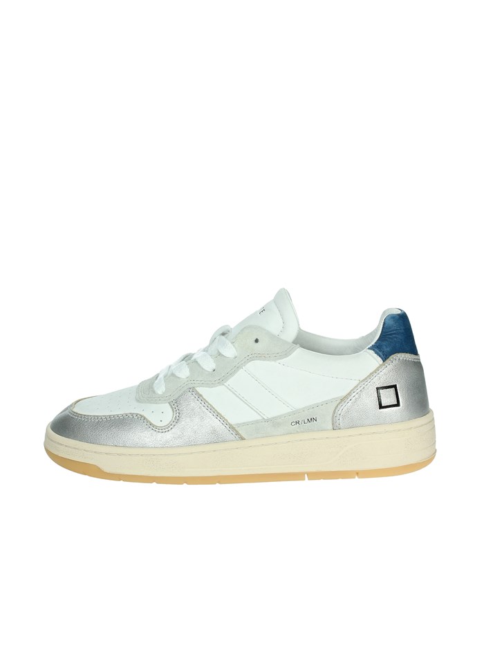 SNEAKERS BASSA W411-C2-LM-WS BIANCO/ARGENTO