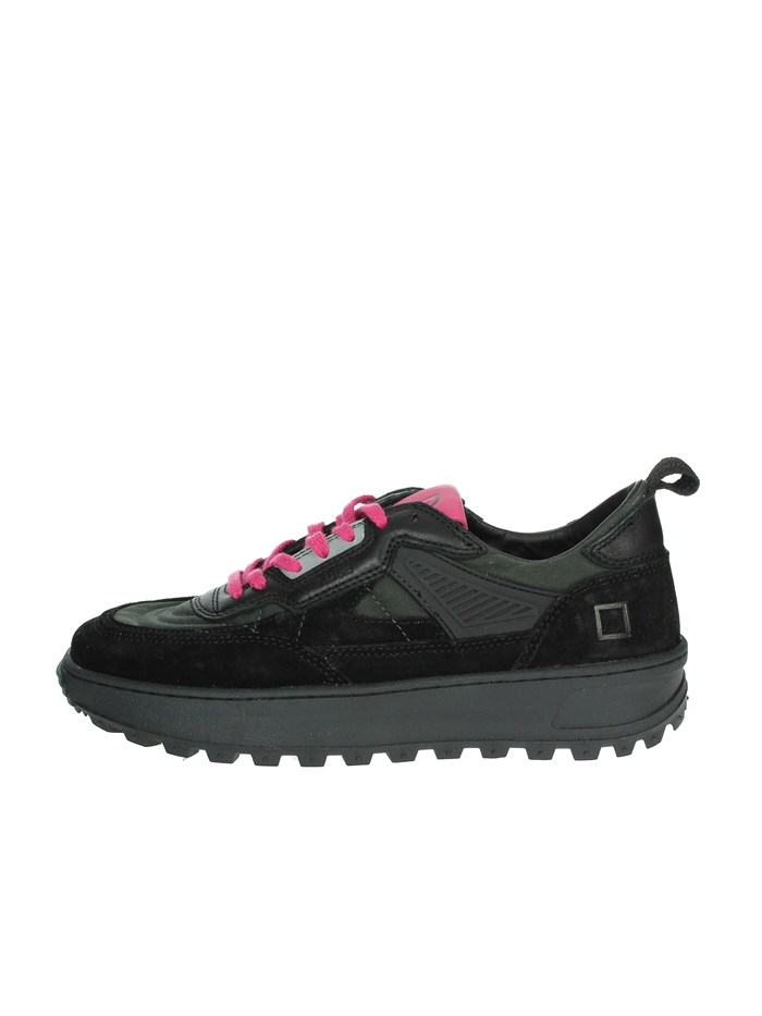 SNEAKERS BASSA W411-K2-MN-BK NERO