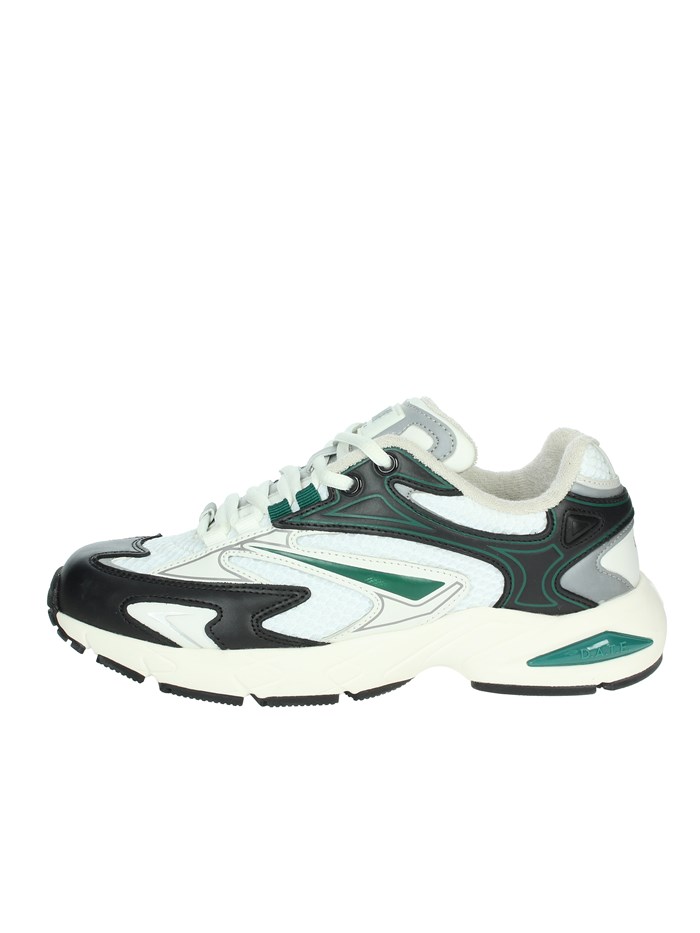 SNEAKERS BASSA W411-SN-NX-WG BIANCO/VERDONE