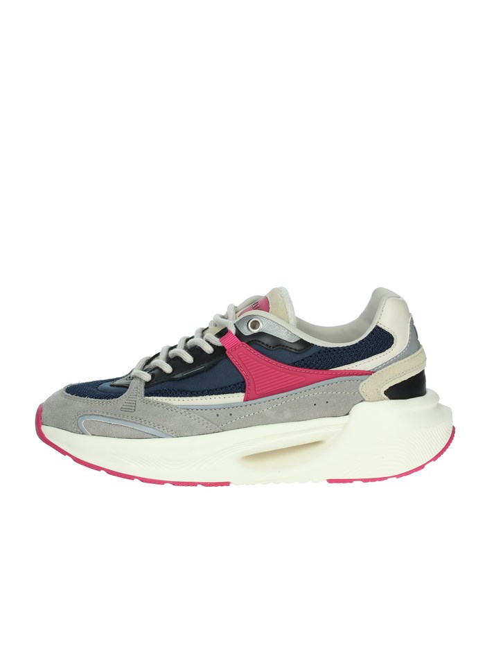 SNEAKERS BASSA W411-VL-CO-BL BLU