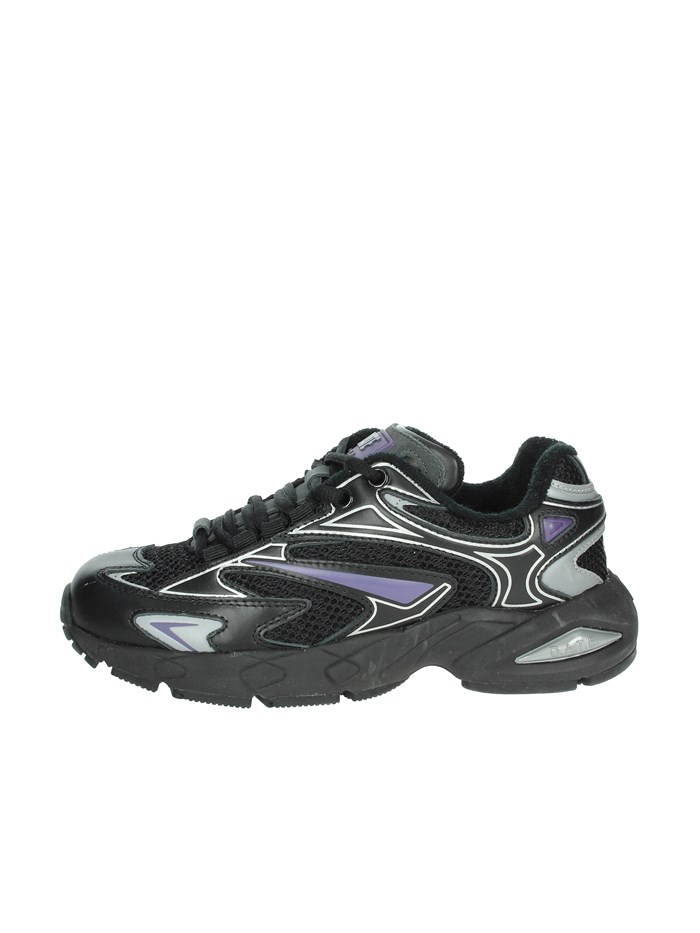 SNEAKERS BASSA W411-SN-SL-BK NERO