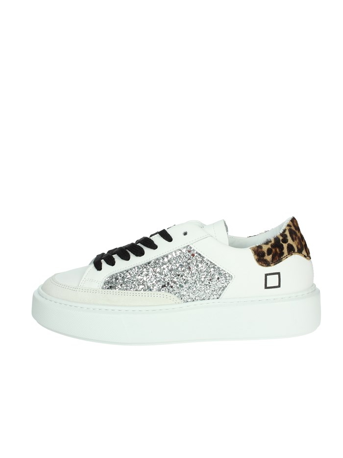 SNEAKERS BASSA W411-SF-PO-WD BIANCO/ARGENTO