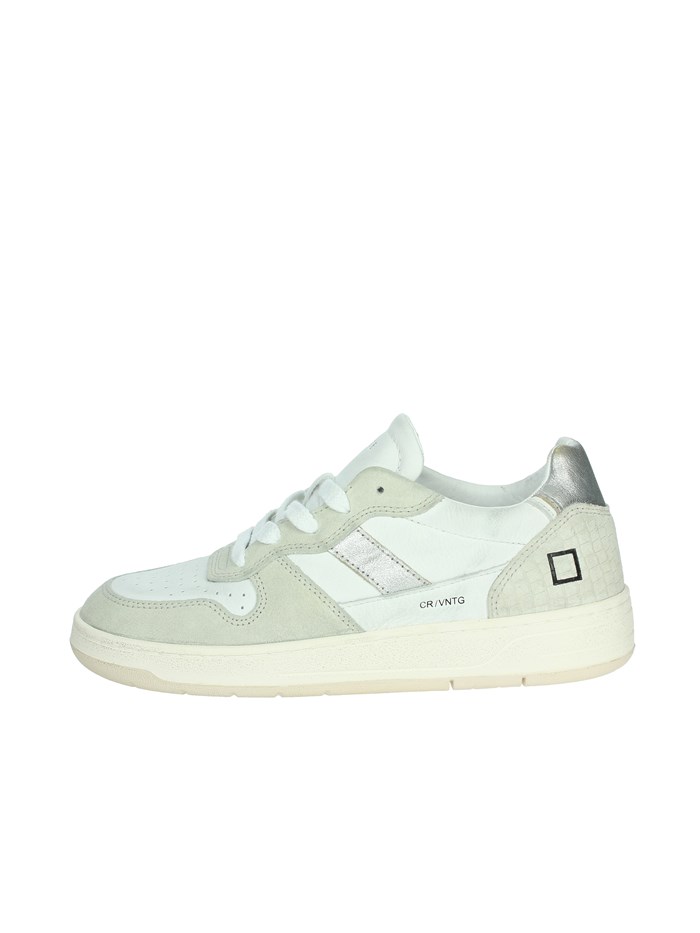 SNEAKERS BASSA W411-C2-VC-WS BIANCO/ARGENTO