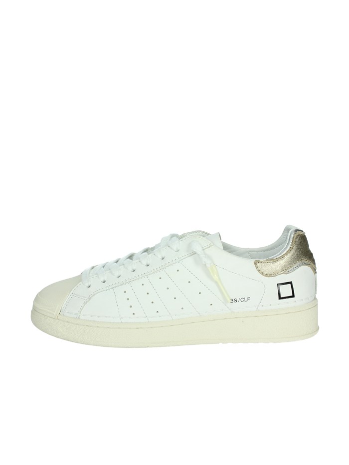 SNEAKERS BASSA W411-BA-CA-WM BIANCO/ORO