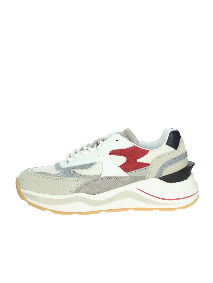 SNEAKERS BASSA W411-FG-CO-IV BEIGE/ROSSO