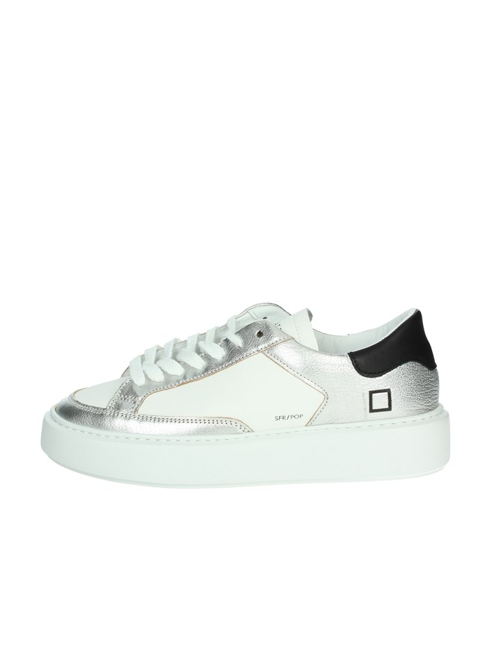 SNEAKERS BASSA W411-SF-PO-WS BIANCO/ARGENTO