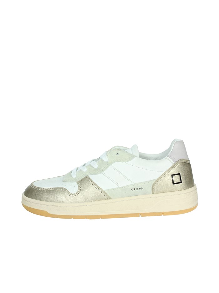 SNEAKERS BASSA W411-C2-LM-WM BIANCO/ORO