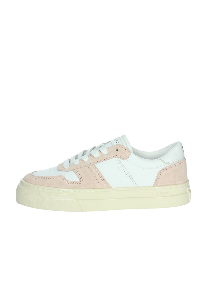 SNEAKERS BASSA W411-SD-BC-RO BIANCO/ROSA